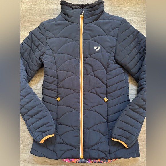 Shires Aubrion Fairmount Padded Coat Navy Size XS - Picture 2 of 6